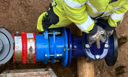 Sanierung der Trinkwasser- Hauptleitung zwischen Merzig und Harlingen